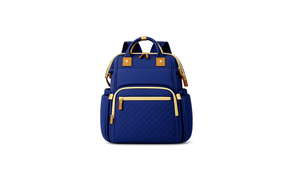 Mochila pañales detalles dorados Mochila Pre y Postnatal Esencial – Para Clínicas Hospitales y Recién Nacido