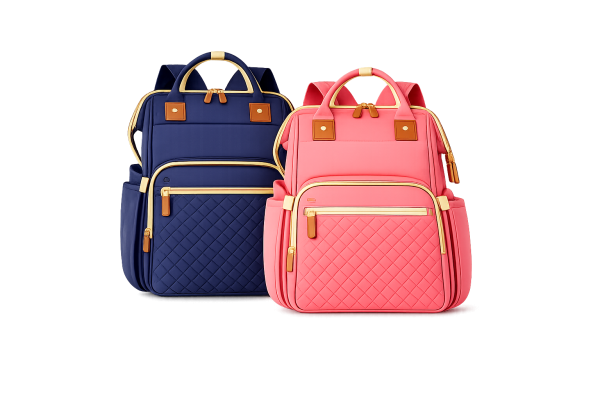 Mochilas de pañal en colores contrastantes Mochila Pre y Postnatal Esencial – Para Clínicas Hospitales y Recién Nacido