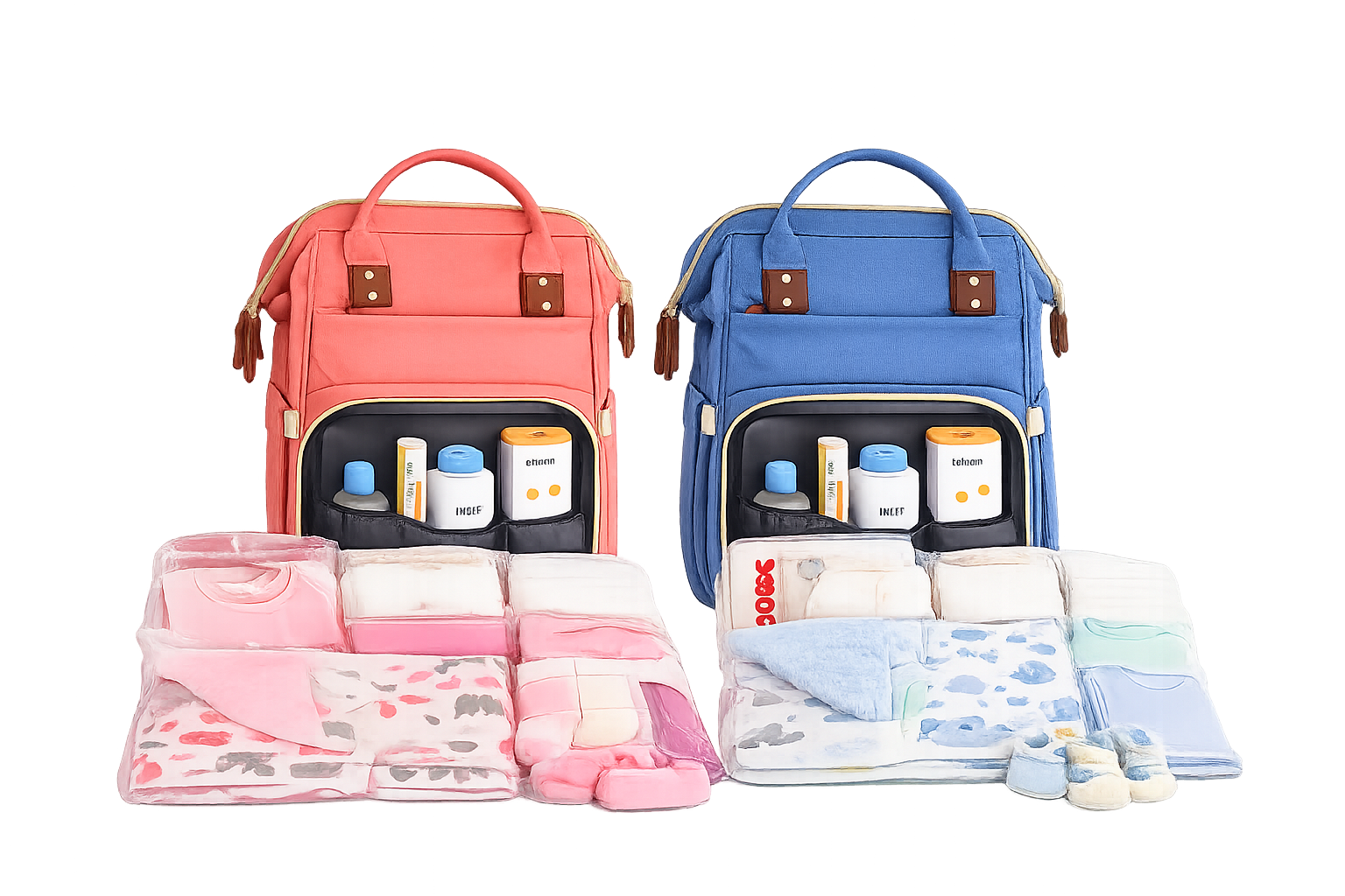 Mochilas para bebé con accesorios infantiles
